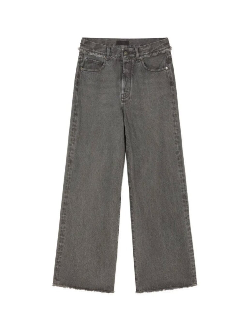 Alanui Made in Italy Free Horizons Jeans Grey Size 26 - Picture 4 of 16